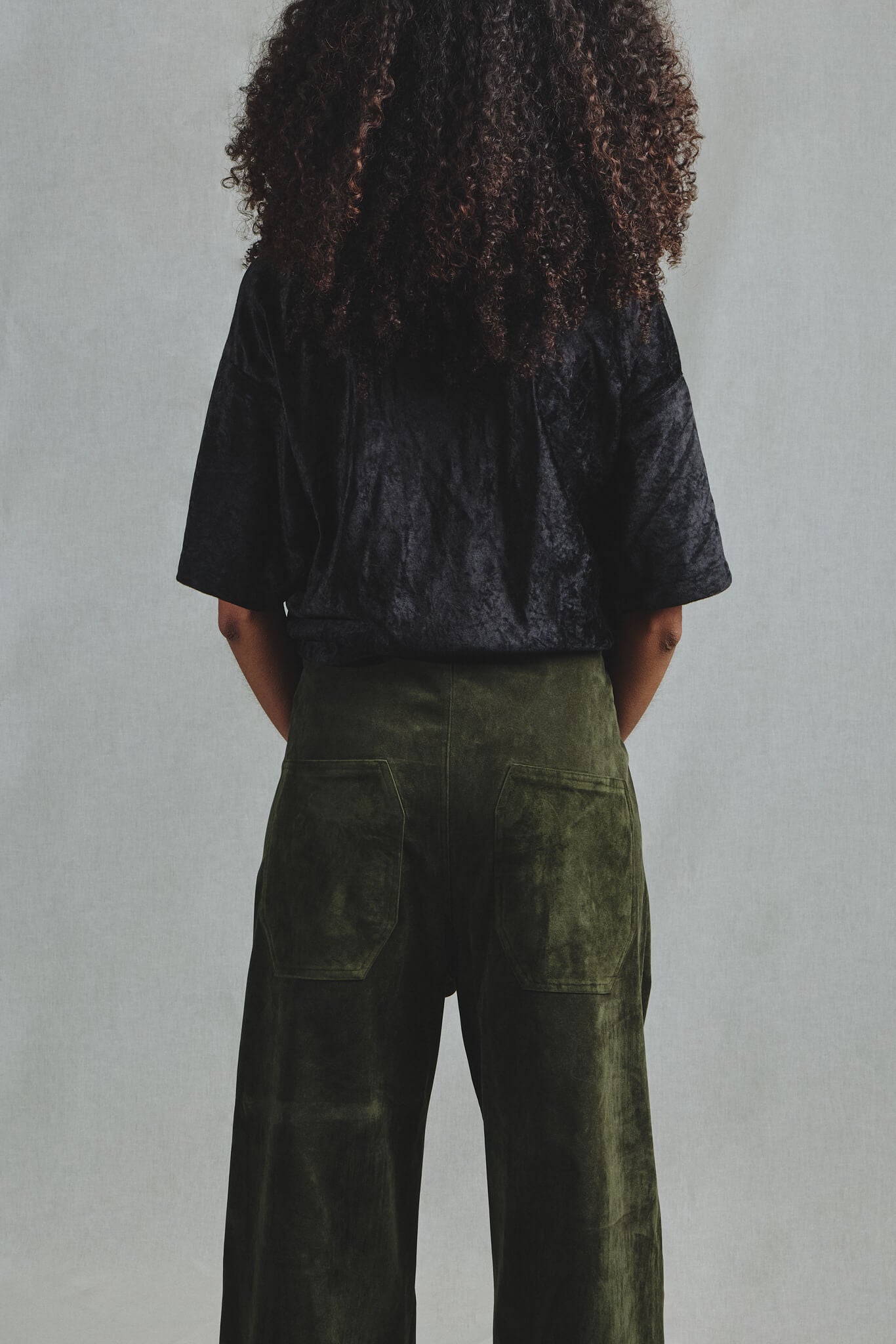 Pantalon Alcantara Vert Olive