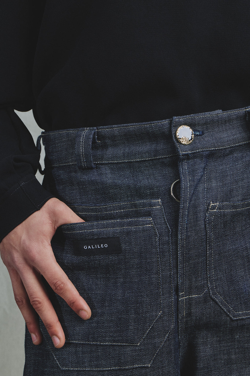 Pantalon Jean Italien Brut 7 Poches