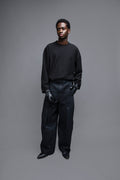 Pull Oversize - Coton Relief Noir Pulls Galileo Couture 