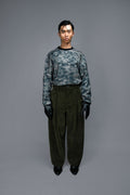 Pull Oversize - Lainage Motif Militaire Pulls Galileo Couture 