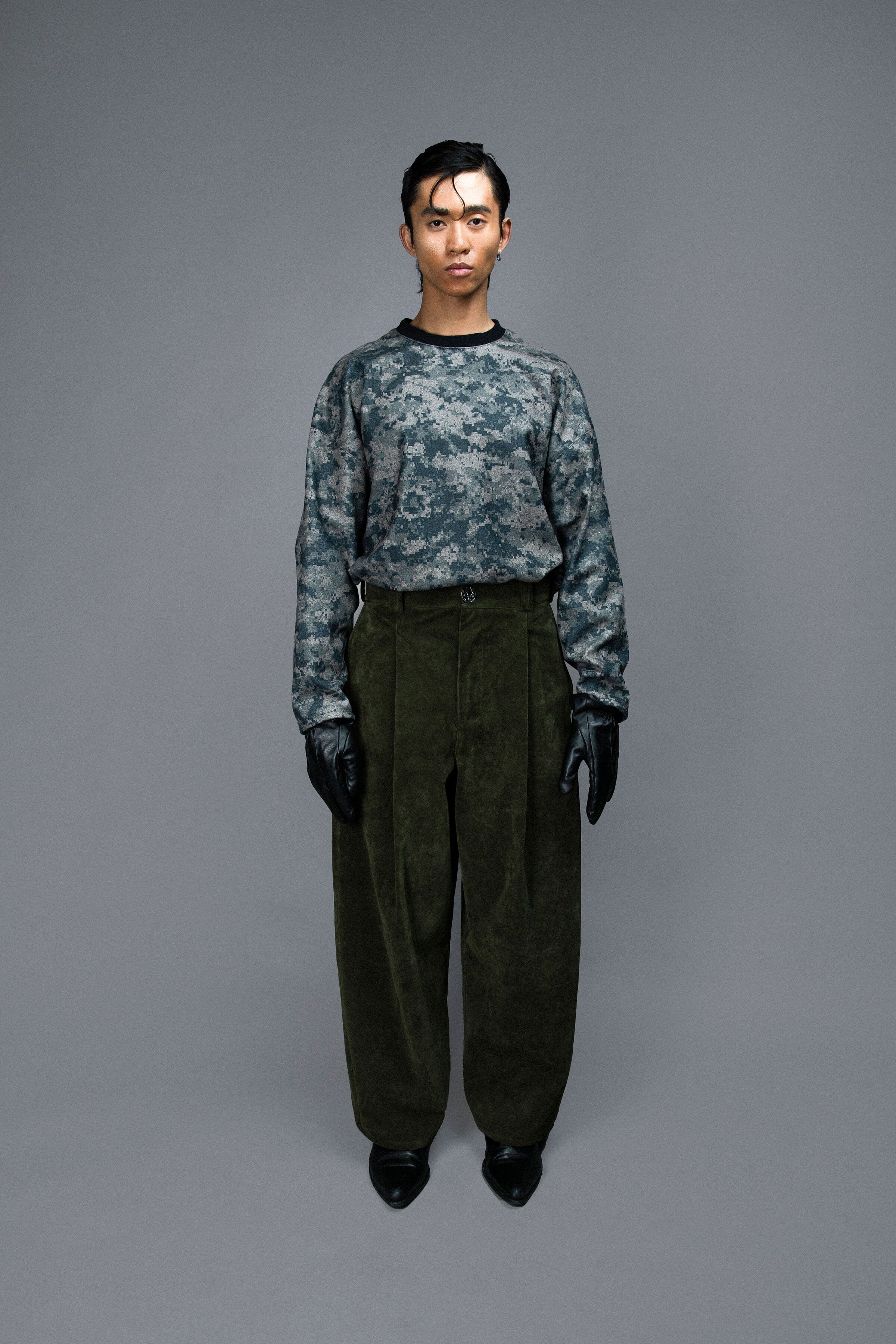 Pull Oversize - Lainage Motif Militaire Pulls Galileo Couture 